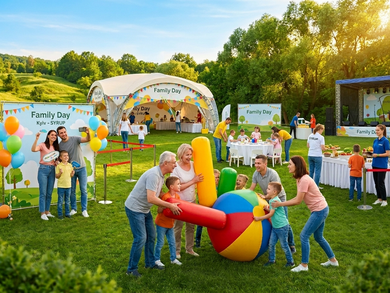 Организация Family Day для компаний в Киеве