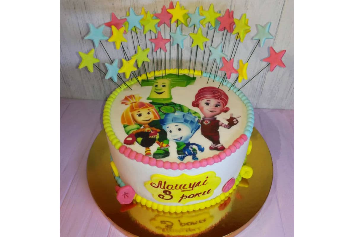 Тематический торт Фиксики