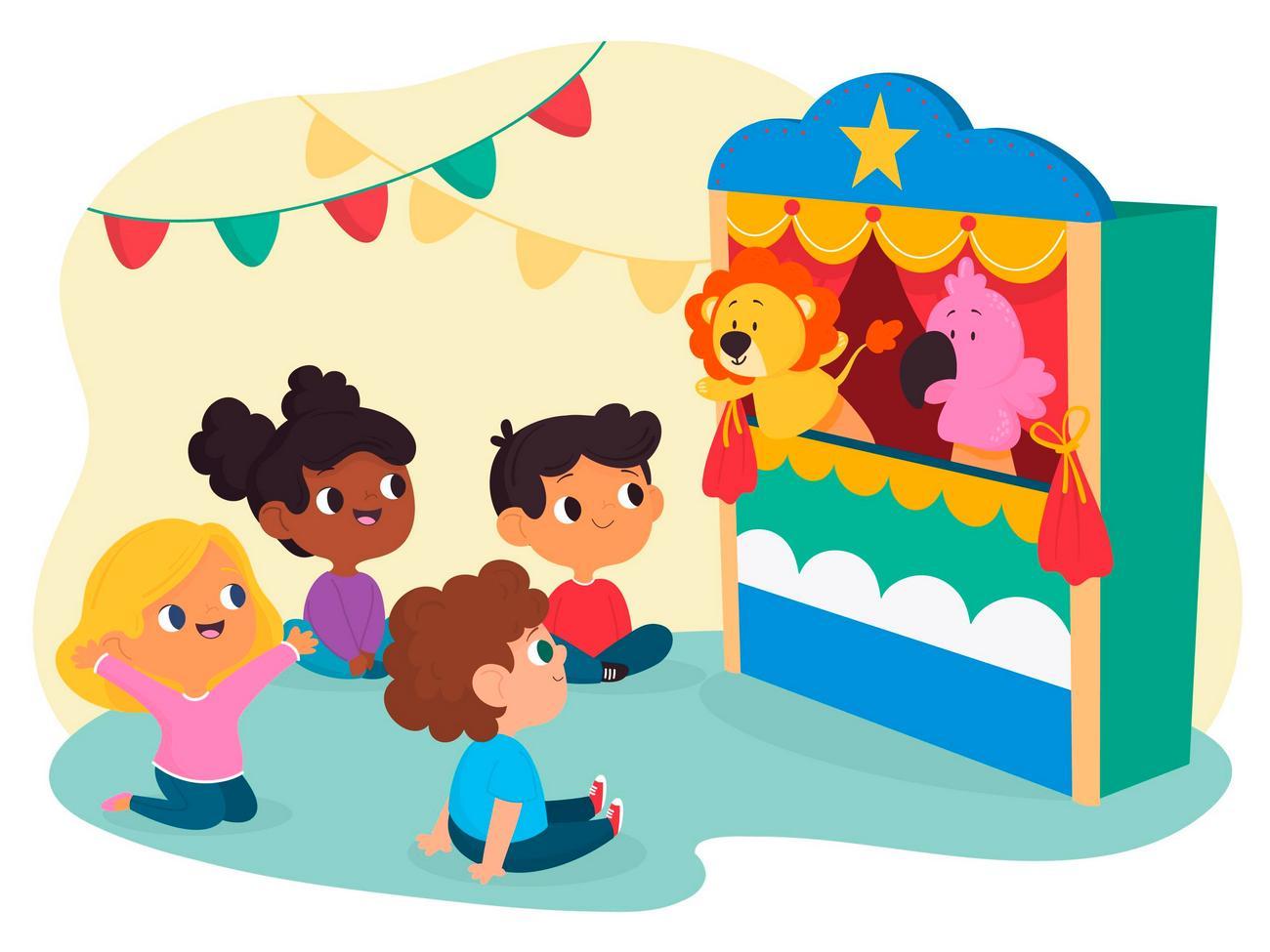 Кукольный театр на детском празднике