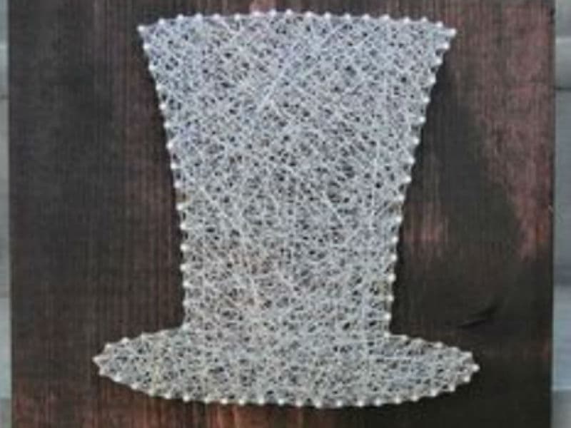 Яркие картины в технике String art мастер класс