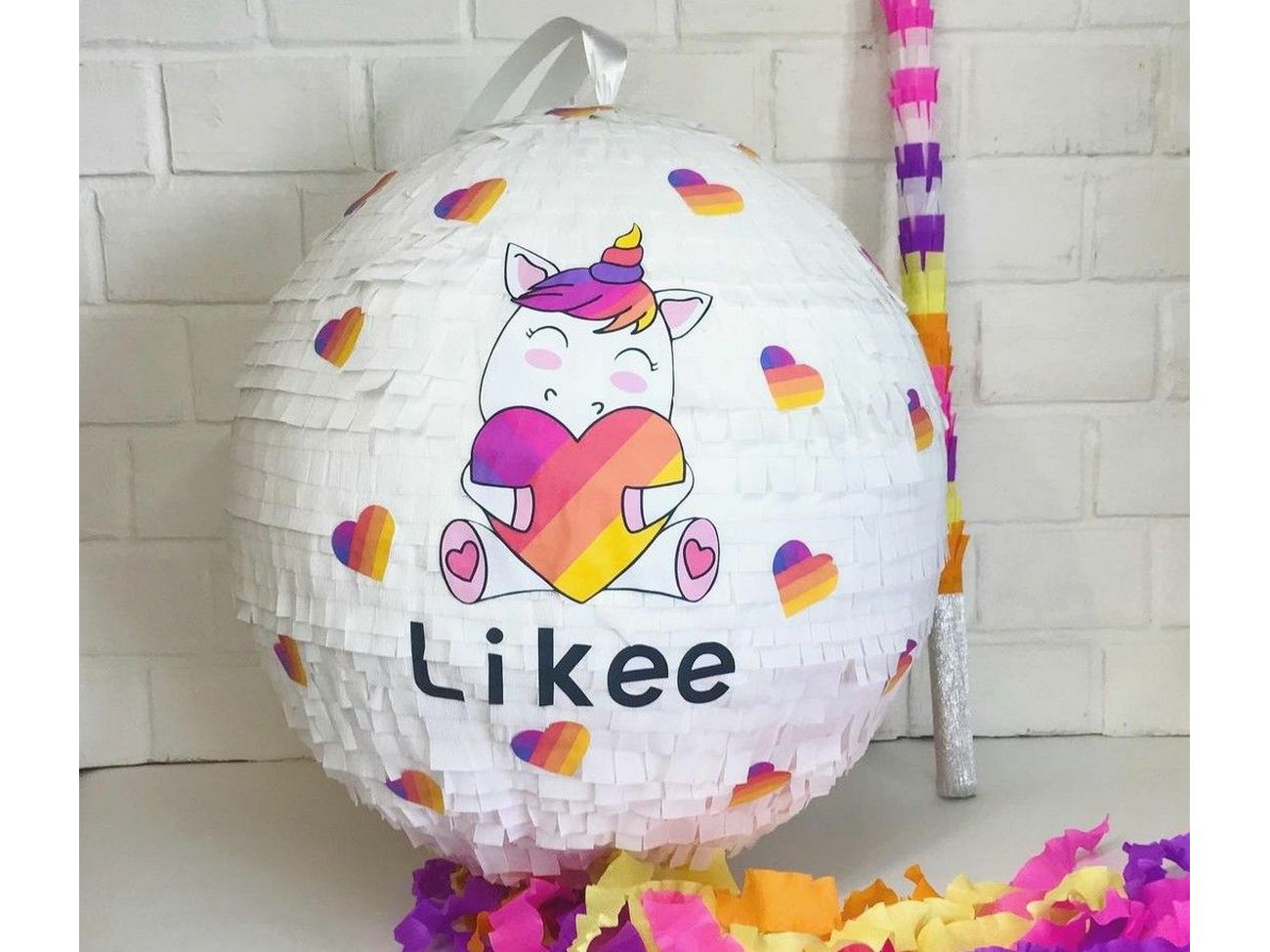 Пиньята Единорог Likee
