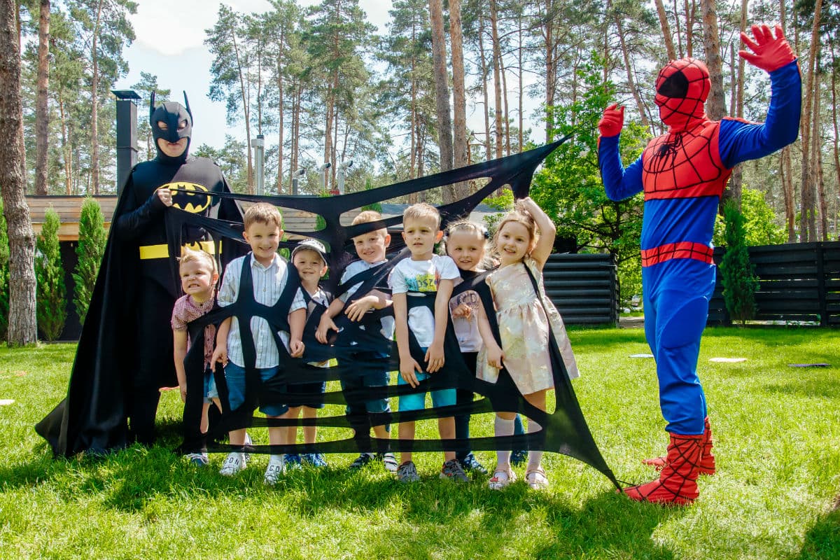 Детский день рождения в стиле супергероев от ивент-агентства 