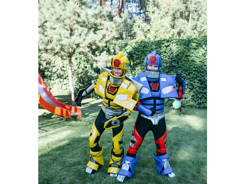 Детский день рождения в стиле трансформеры